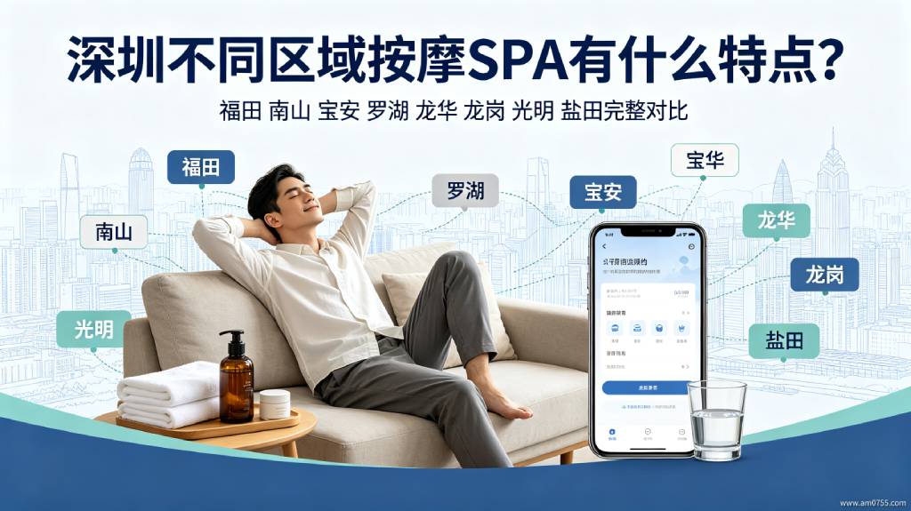 深圳不同区域按摩SPA有什么特点？福田/南山/宝安/罗湖/龙华/龙岗/光明/盐田完整对比