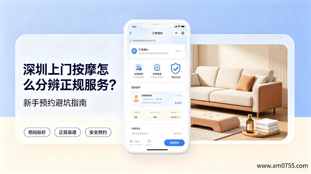 深圳上门按摩怎么分辨正规服务？新手预约避坑指南