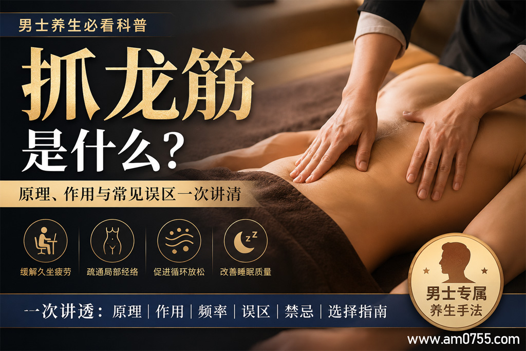 抓龙筋是什么？男士专属养生手法，一篇讲透原理、作用与常见误区